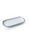 Hermia X00019027 Juego de Fuentes 2 Piezas 26x12 cm Gres Antibacteriano Ecológico Blanco Mate Apto Microondas Lavavajillas