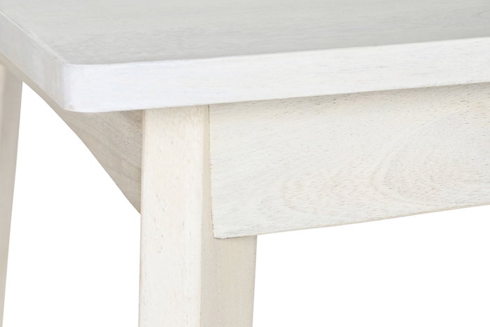 DKD Home Decor Mesa de Comedor Mango 173x90x75 Blanco Roto DKD Home Decor Mesa de Comedor Mango 173x90x75 Blanco Roto