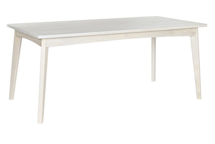 DKD Home Decor Mesa de Comedor Mango 173x90x75 Blanco Roto DKD Home Decor Mesa de Comedor Mango 173x90x75 Blanco Roto