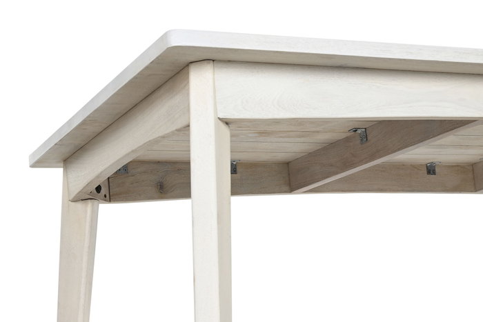 DKD Home Decor Mesa de Comedor Mango 173x90x75 Blanco Roto DKD Home Decor Mesa de Comedor Mango 173x90x75 Blanco Roto