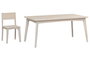 DKD Home Decor Mesa de Comedor Mango 173x90x75 Blanco Roto