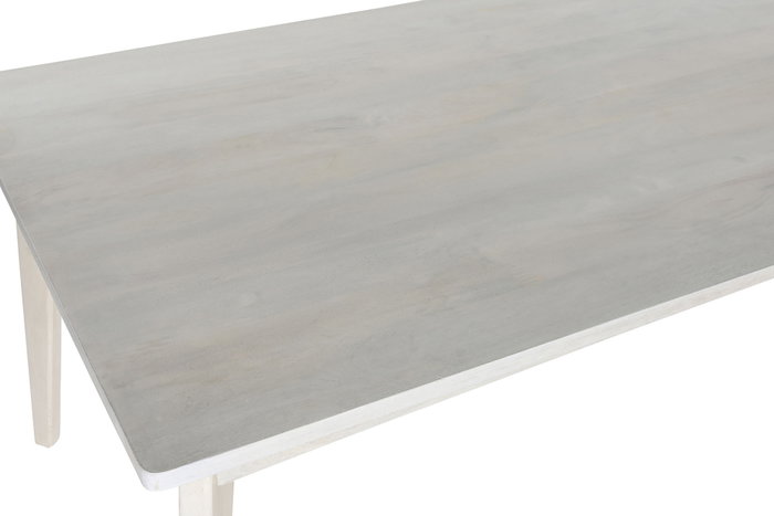 DKD Home Decor Mesa de Comedor Mango 173x90x75 Blanco Roto DKD Home Decor Mesa de Comedor Mango 173x90x75 Blanco Roto
