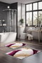 Mijölnir CT-5093 Juego de Alfombrillas de Baño de 2 Piezas 100% Poliéster Antideslizante Antibacteriano Lavable a Máquina 40x60 cm y 60x100 cm
