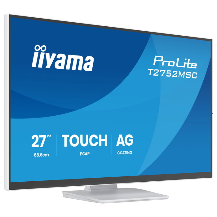 iiyama ProLite T2752MSC-W1AG Monitor Táctil 27 pulg. Full HD IPS Blanco