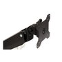 ROLINE LCD-Arm 17.03.1116, Brazo de Monitor de Gasfeder 5 Gelenke, Soporte de Escritorio hasta 18 kg para Pantallas VESA 75x75 y 100x100 mm, Negro