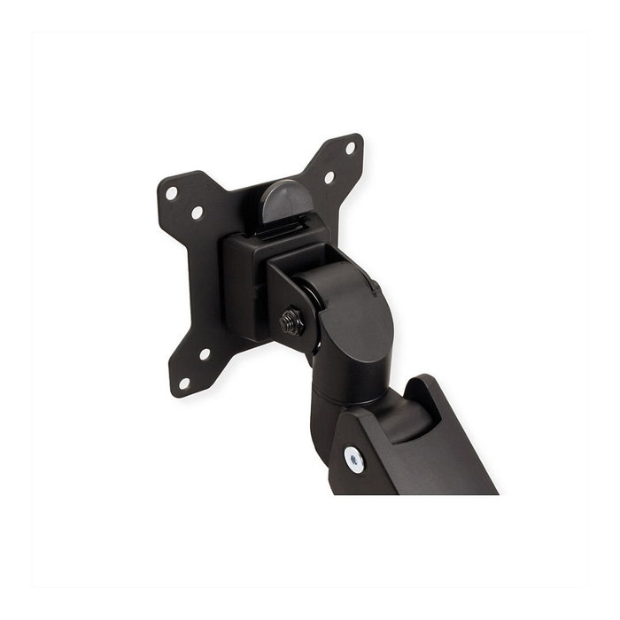 ROLINE LCD-Arm 17.03.1116, Brazo de Monitor de Gasfeder 5 Gelenke, Soporte de Escritorio hasta 18 kg para Pantallas VESA 75x75 y 100x100 mm, Negro