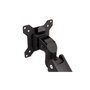 ROLINE LCD-Arm 17.03.1116, Brazo de Monitor de Gasfeder 5 Gelenke, Soporte de Escritorio hasta 18 kg para Pantallas VESA 75x75 y 100x100 mm, Negro