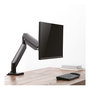 ROLINE LCD-Arm 17.03.1116, Brazo de Monitor de Gasfeder 5 Gelenke, Soporte de Escritorio hasta 18 kg para Pantallas VESA 75x75 y 100x100 mm, Negro