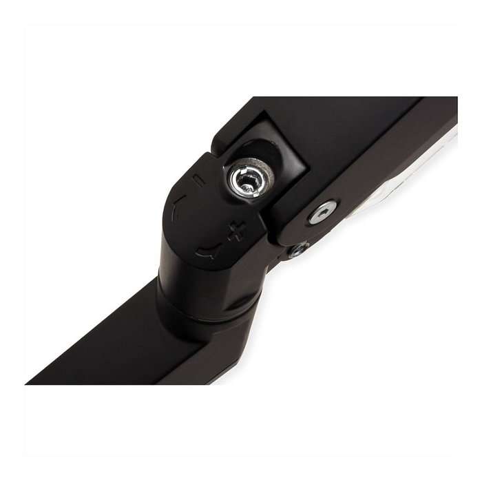 ROLINE LCD-Arm 17.03.1116, Brazo de Monitor de Gasfeder 5 Gelenke, Soporte de Escritorio hasta 18 kg para Pantallas VESA 75x75 y 100x100 mm, Negro