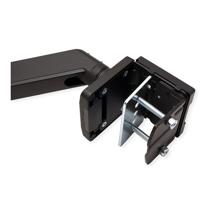 ROLINE LCD-Arm 17.03.1116, Brazo de Monitor de Gasfeder 5 Gelenke, Soporte de Escritorio hasta 18 kg para Pantallas VESA 75x75 y 100x100 mm, Negro
