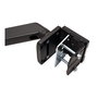 ROLINE LCD-Arm 17.03.1116, Brazo de Monitor de Gasfeder 5 Gelenke, Soporte de Escritorio hasta 18 kg para Pantallas VESA 75x75 y 100x100 mm, Negro