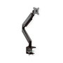 ROLINE LCD-Arm 17.03.1116, Brazo de Monitor de Gasfeder 5 Gelenke, Soporte de Escritorio hasta 18 kg para Pantallas VESA 75x75 y 100x100 mm, Negro