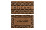 DKD Home Decor Pack de 6 Felpudos de Coco y Goma 75x45x2,3 cm Surtido