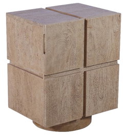 DKD Home Decor Mesita de Noche Colonial, 38.7 x 63.5 x 50.8 cm (Alto x Ancho x Fondo)