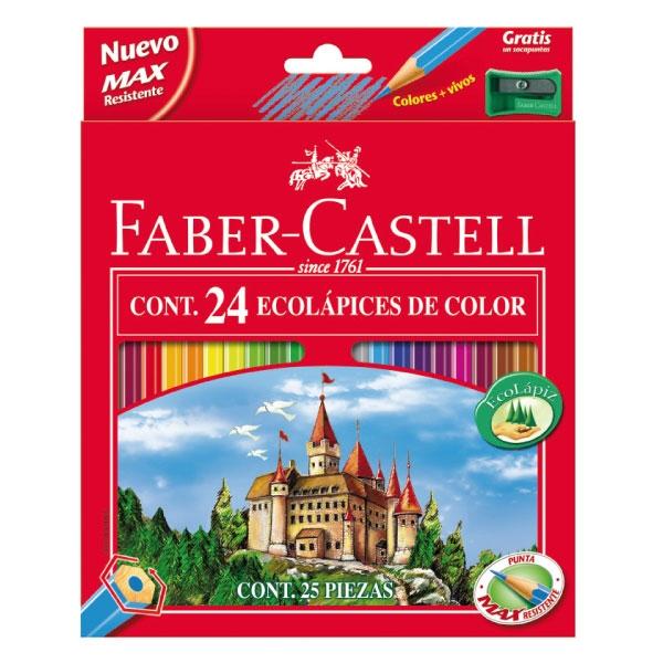 Faber-Castell Lápices de Colores Classic, Estuche de 24 Unidades Multicolor Faber-Castell Lápices de Colores Classic, Estuche de 24 Unidades Multicolor