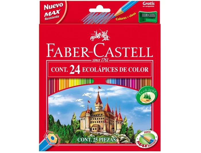 Faber Castell Lápices De Colores Classic C-Surtidos Estuche 24 Ud