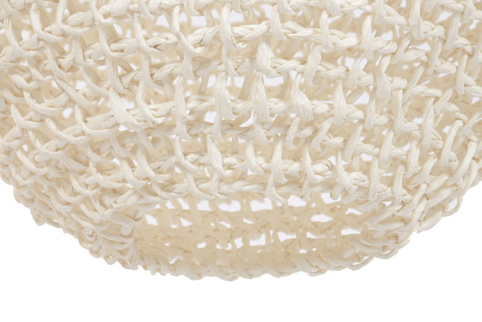 DKD Home Decor Lámpara de Techo de Fibra Trenzada Cruda 60x60x66 cm