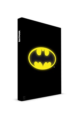 SD Toys Libreta Batman Símbolo con Luz LED