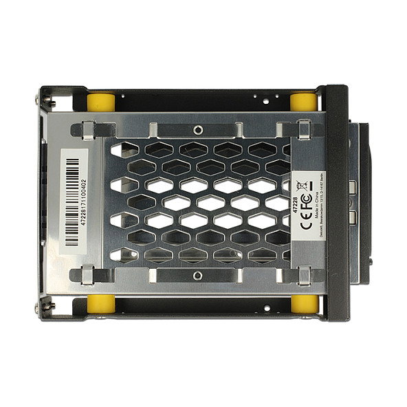 DeLOCK 47228 Bastidor móvil de metal para 1 x 2.5 pulg. SATA/SAS HDD/SSD con protección contra vibraciones