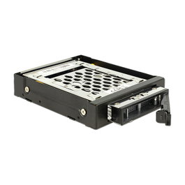DeLOCK 47228 Bastidor móvil de 3.5 pulgadas para 1 x 2.5 pulgadas SATA/SAS HDD/SSD con protección contra vibraciones