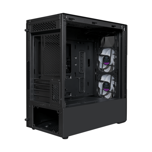Cooler Master TD300 Mini Tower Negra Iluminación ARGB, Factor de Forma Micro ATX, ATX, Mini-ITX, Ventana Lateral, USB 3.2
