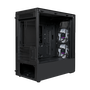 Cooler Master TD300 Mini Tower Negra Iluminación ARGB, Factor de Forma Micro ATX, ATX, Mini-ITX, Ventana Lateral, USB 3.2