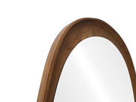 DKD Home Decor Espejo Moderno Natural 3 x 90 x 60 cm (2 Unidades)