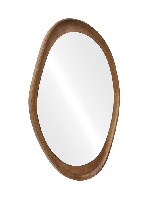 DKD Home Decor Espejo Moderno Natural 3 x 90 x 60 cm (2 Unidades)