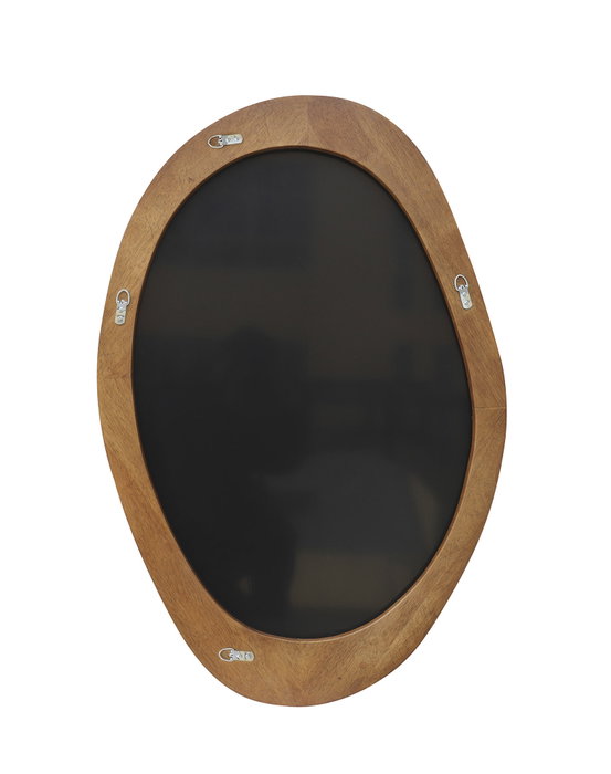 DKD Home Decor Espejo Moderno Natural 3 x 90 x 60 cm (2 Unidades)
