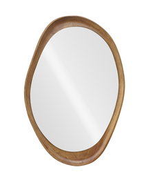 DKD Home Decor Espejo Moderno Natural 3 x 90 x 60 cm (2 Unidades)