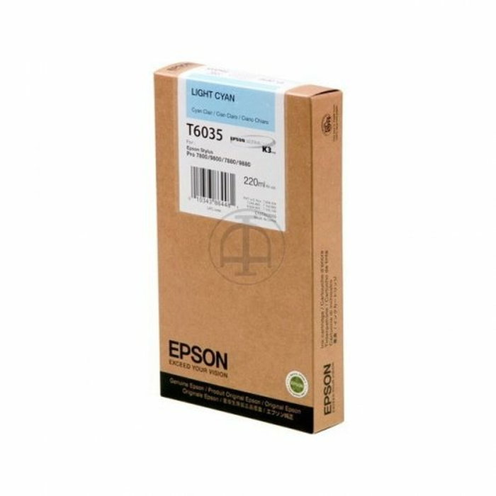 Epson Cartucho T603500 Cian Claro 220ml para Stylus Pro 7800/7880/9800/9880