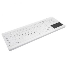 Cherry Teclado Médico IP68 Lavable/Desinfectable con Touch, Active Key, Teclado para Ambientes Clínicos