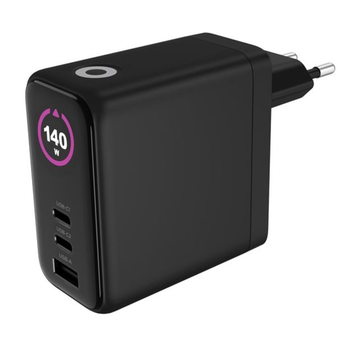 Mobile Origin PW21 Cargador GaN 140W 2x USB-C + 1x USB-A