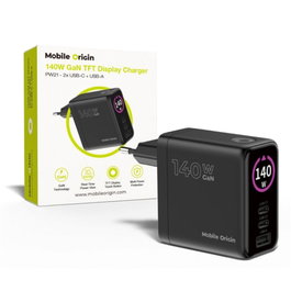 Mobile Origin PW21 Cargador GaN 140W 2x USB-C + 1x USB-A