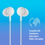 NGS Cross Step Auriculares Intrauditivos USB-C Blancos