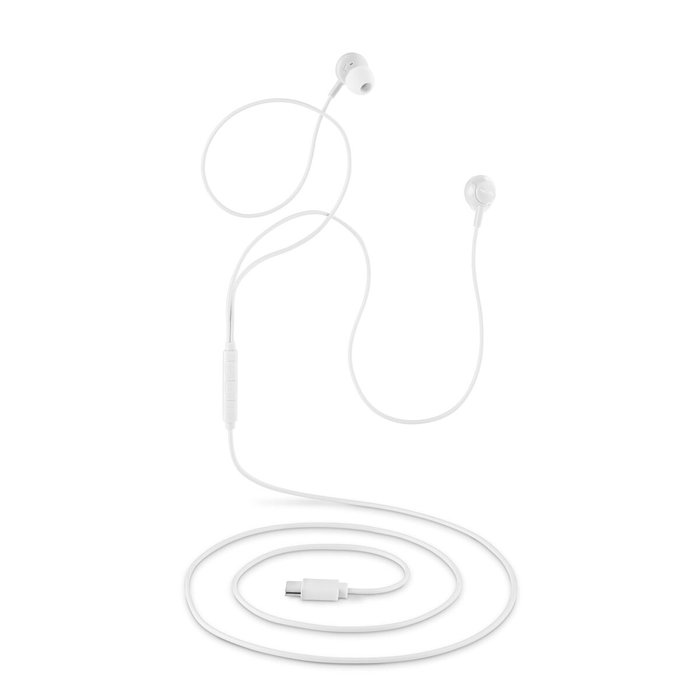 NGS Cross Step Auriculares Intrauditivos USB-C Blancos