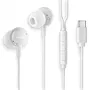 NGS Auriculares Cross Step White USB-C Blancos con Micrófono Intraurales