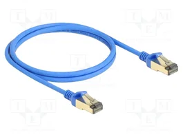 DeLOCK Cable Ethernet Cat.8.1 F/FTP Slim 1 m Azul