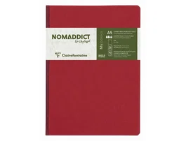 Clairefontaine Libreta Age Bag 96 hojas liso rojo