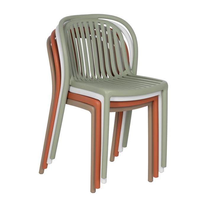 Silla Apilable Polipropileno Contract 51 X 57 X 78 cm (Set de 2)