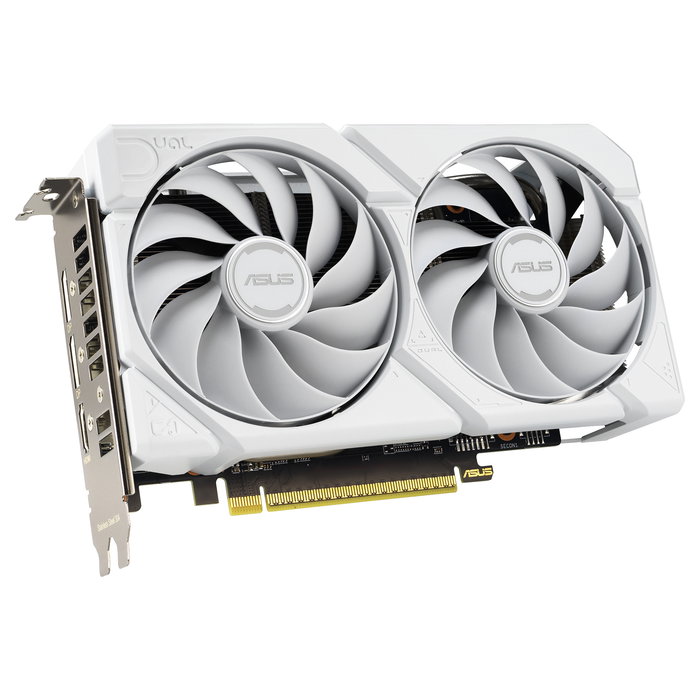 ASUS Tarjeta Gráfica DUAL Radeon RX 9060 XT 16GB GDDR6 Blanco - PCIe 5.0, 2 Ventiladores Axial-tech