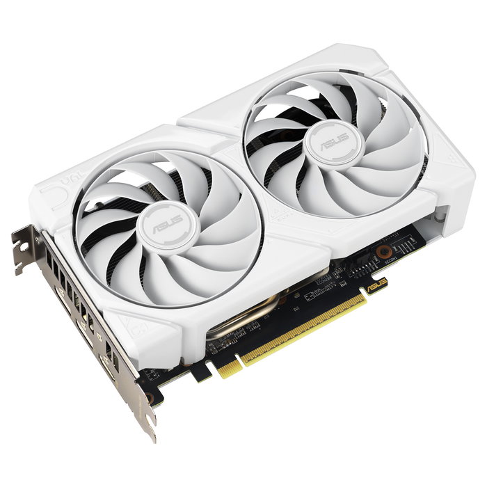 ASUS Tarjeta Gráfica DUAL Radeon RX 9060 XT 16GB GDDR6 Blanco - PCIe 5.0, 2 Ventiladores Axial-tech