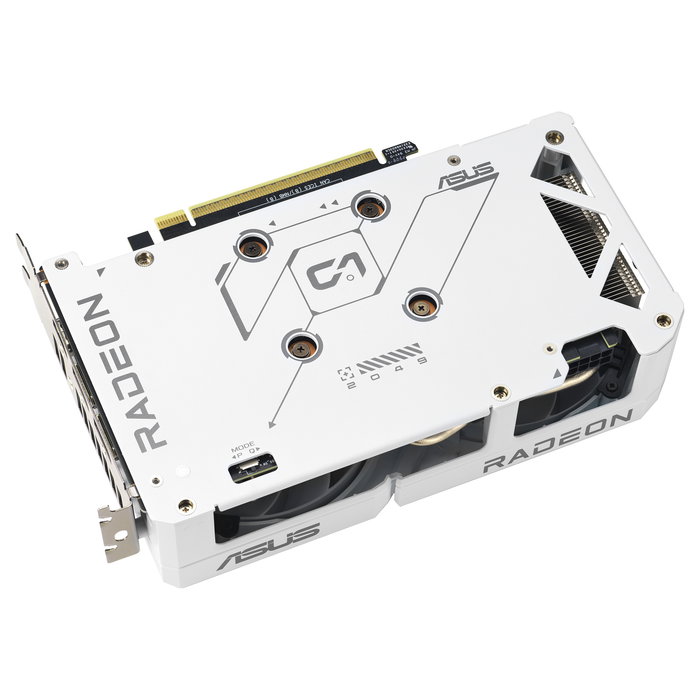 ASUS Tarjeta Gráfica DUAL Radeon RX 9060 XT 16GB GDDR6 Blanco - PCIe 5.0, 2 Ventiladores Axial-tech