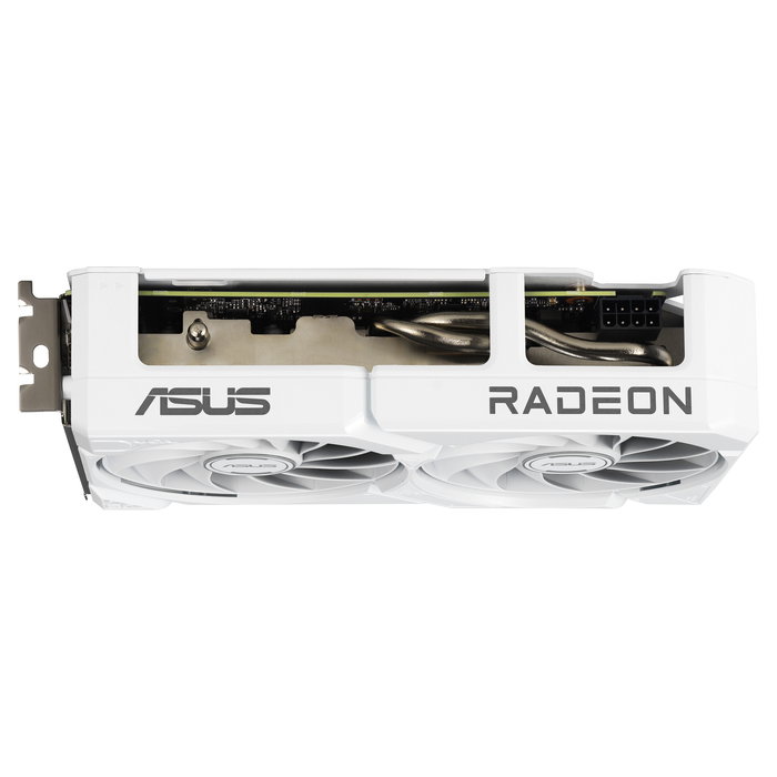 ASUS Tarjeta Gráfica DUAL Radeon RX 9060 XT 16GB GDDR6 Blanco - PCIe 5.0, 2 Ventiladores Axial-tech