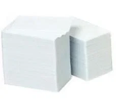 Zebra 800050-167 Tarjetas de plástico en blanco de 30 mil, Blanco