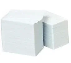 Zebra 800050-167 Tarjetas de plástico en blanco 30 mil, 500 unidades