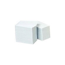 Zebra 800050-167 Tarjetas de plástico en blanco de 30 mil, Blanco