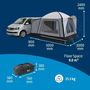 Kampa Toldo Independiente Cross Air TC Polycotton Air Frame con Suelo Estores Opaco y Panel Mosquitera KAM5056446110679