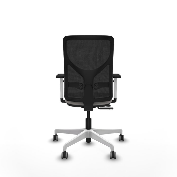 PIQUERAS Y CRESPO Silla de oficina Motilla Blanco/Negro con Mecanismo Sincro/Traslack PIQUERAS Y CRESPO Silla de oficina Motilla Blanco/Negro con Mecanismo Sincro/Traslack