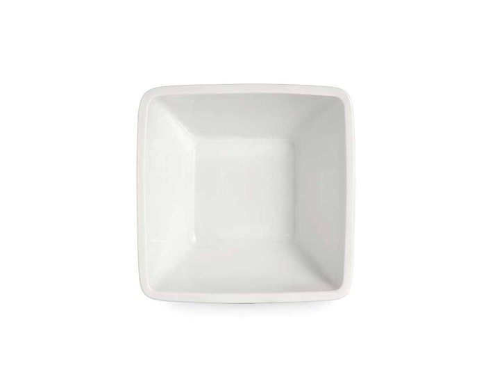 VESSIA Bol de Porcelana Cuadrado 16,5 cm Blanco